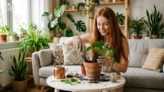 Umtopfen von Zimmerpflanzen: Warum gekaufte Erde schlecht ist – und was man dagegen tun kann